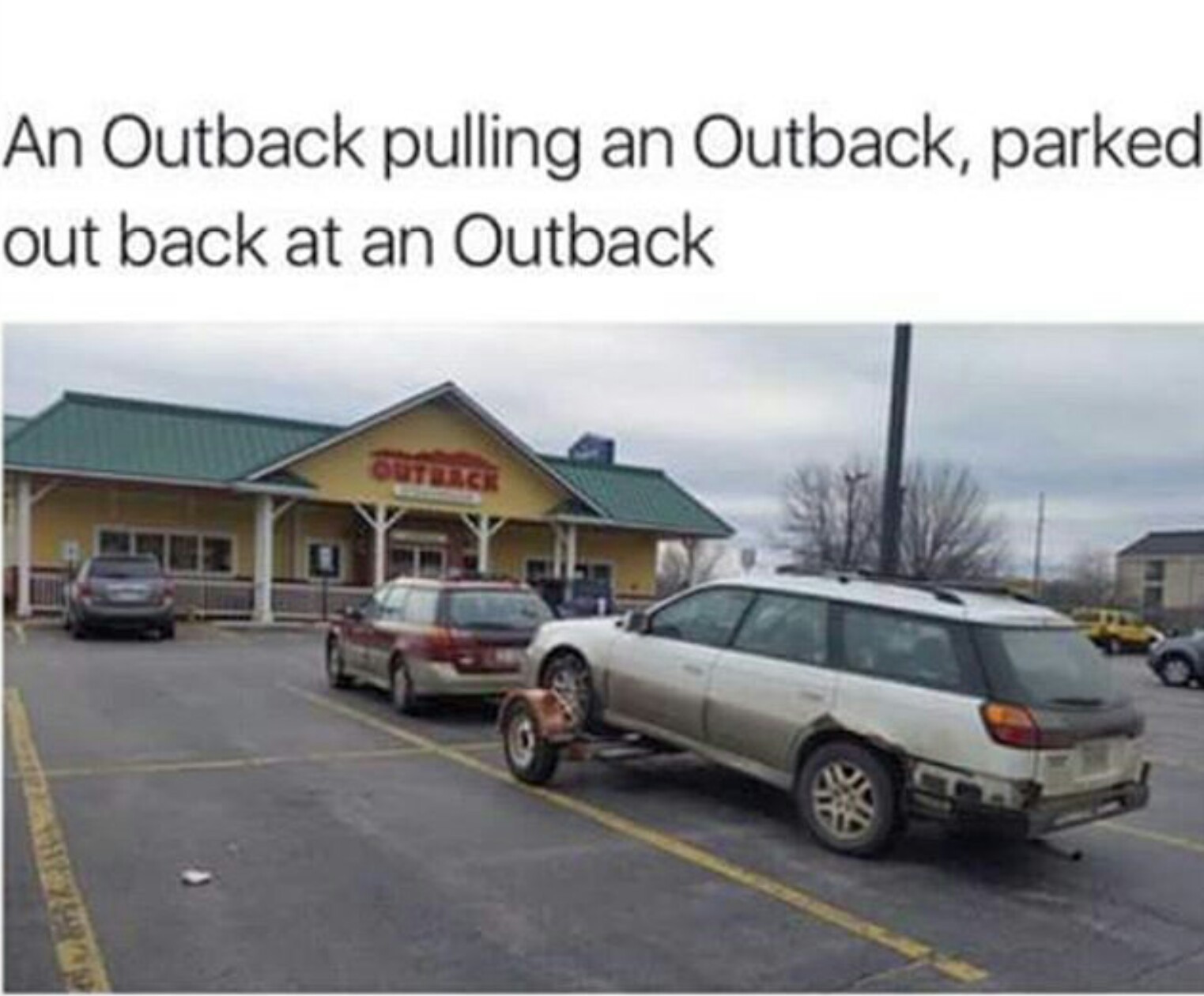 Things out back - meme