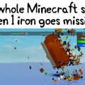 Minecraft server meme