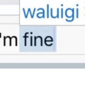 Waluigi = Fine