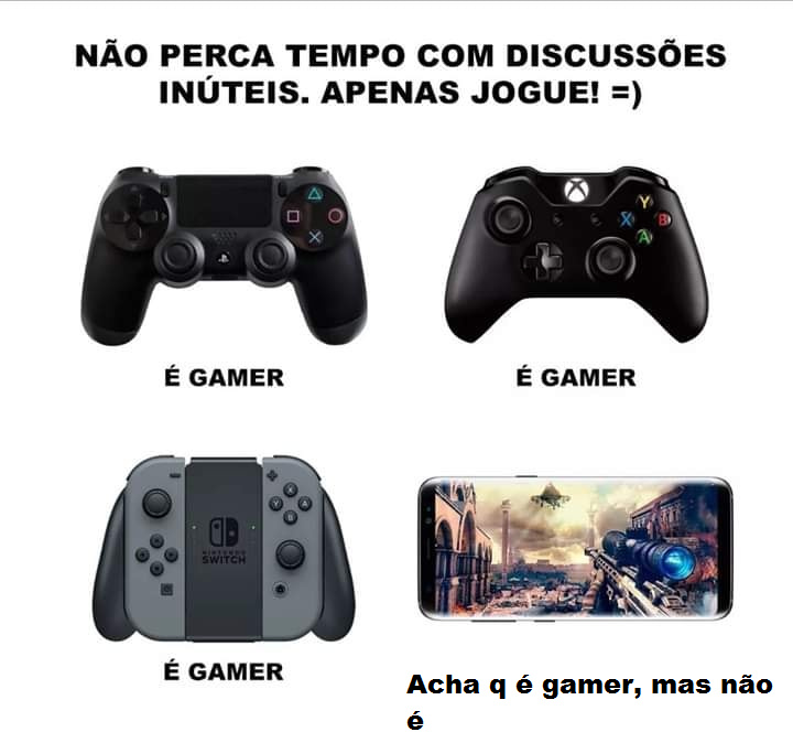 Gaymer de celular - meme