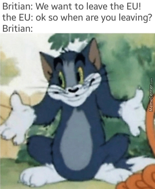 When u leaving Britain - meme