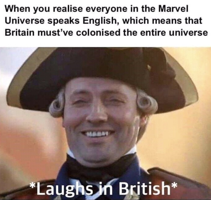British people do hit different doe - meme