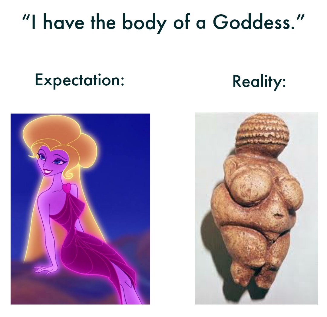 Body of a Goddess - meme