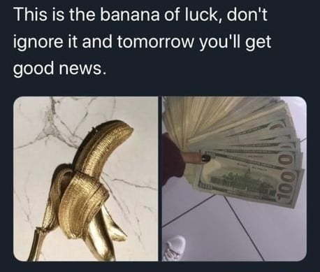 Banana of Luck (100% NO SCAM :O) - meme