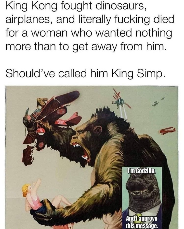 king simp - meme