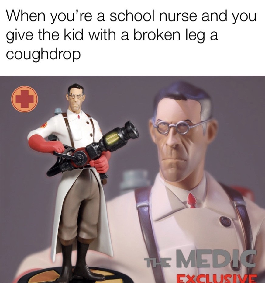 school nurse - meme