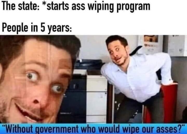 Ass wiping program - meme