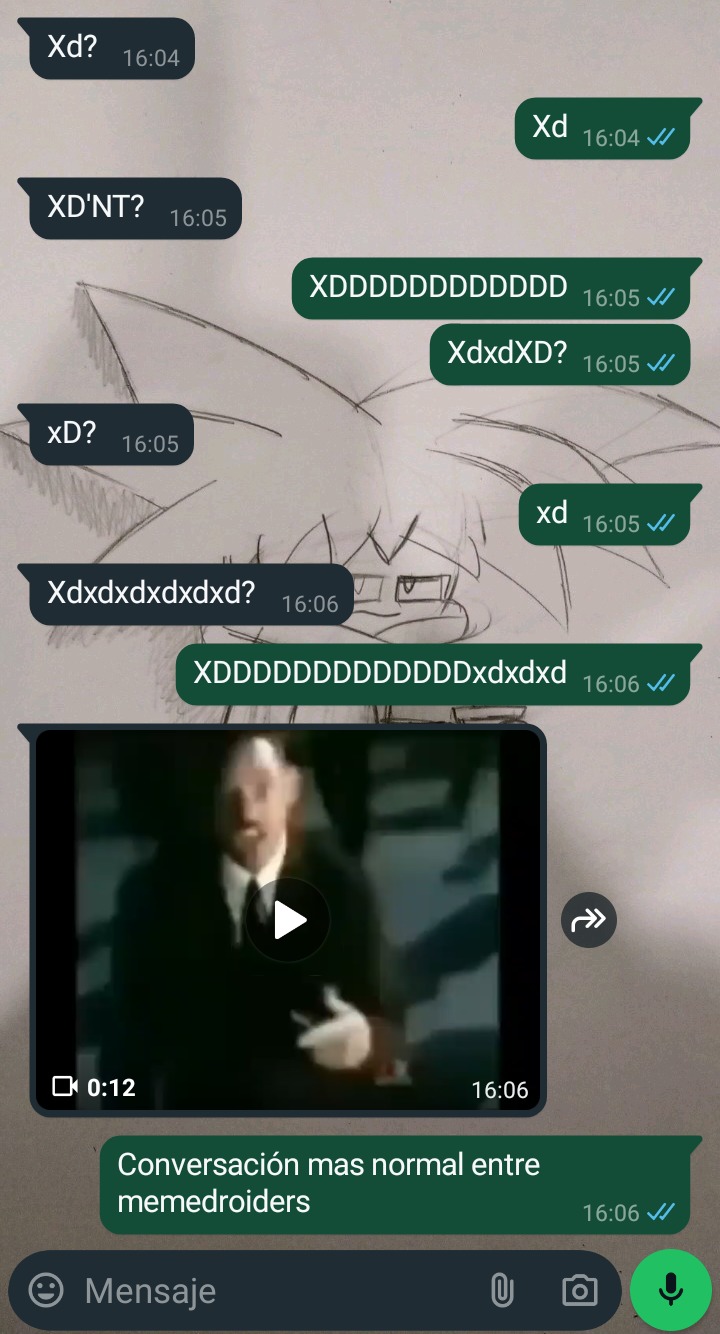 Conversación en la grasa - meme