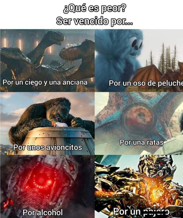 Qué es peor - meme