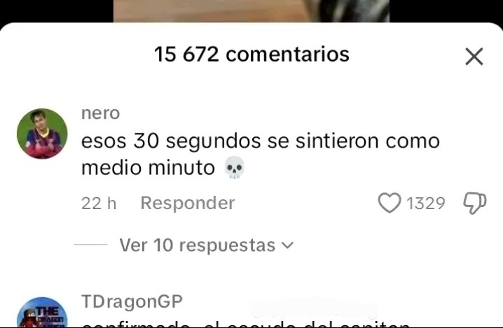 Comentarios de tiktok promedio - meme