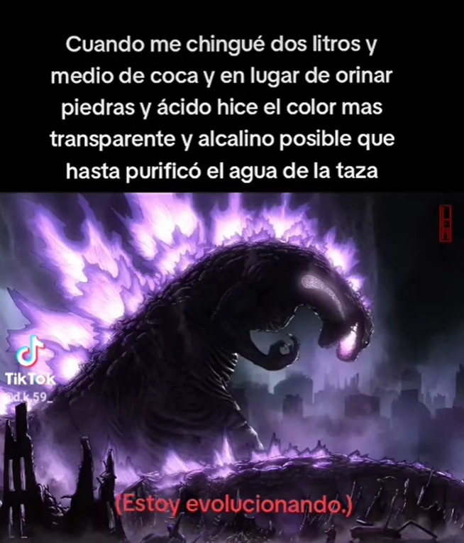 (El agua estaba tan sucia que parecía limpia) - meme