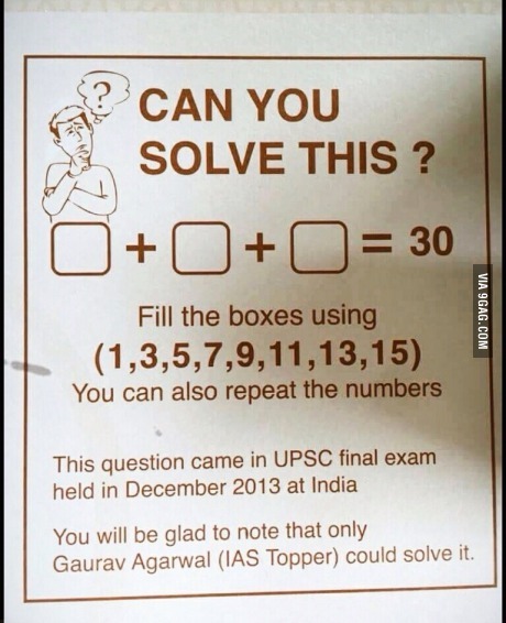 can u solve this? - meme