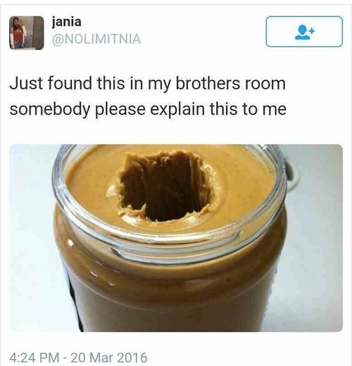 Peanut butter and dick - meme