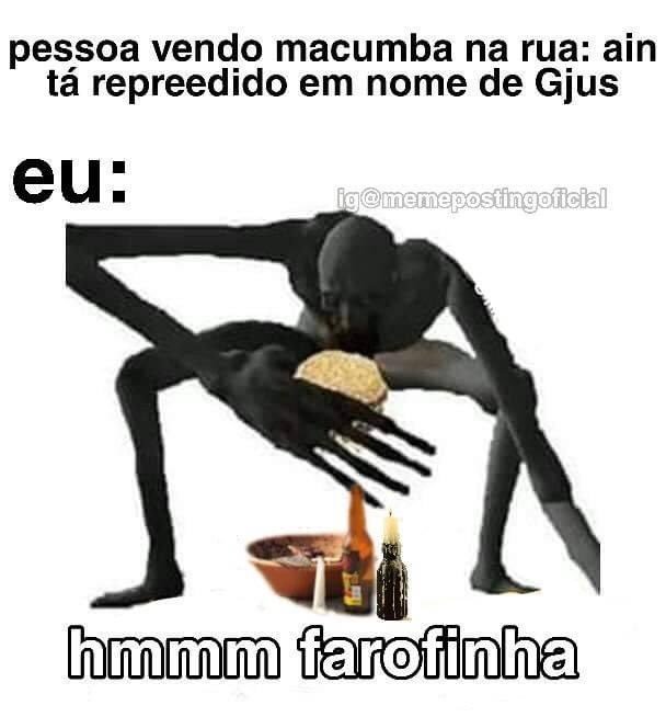 hmmm farofinha - meme