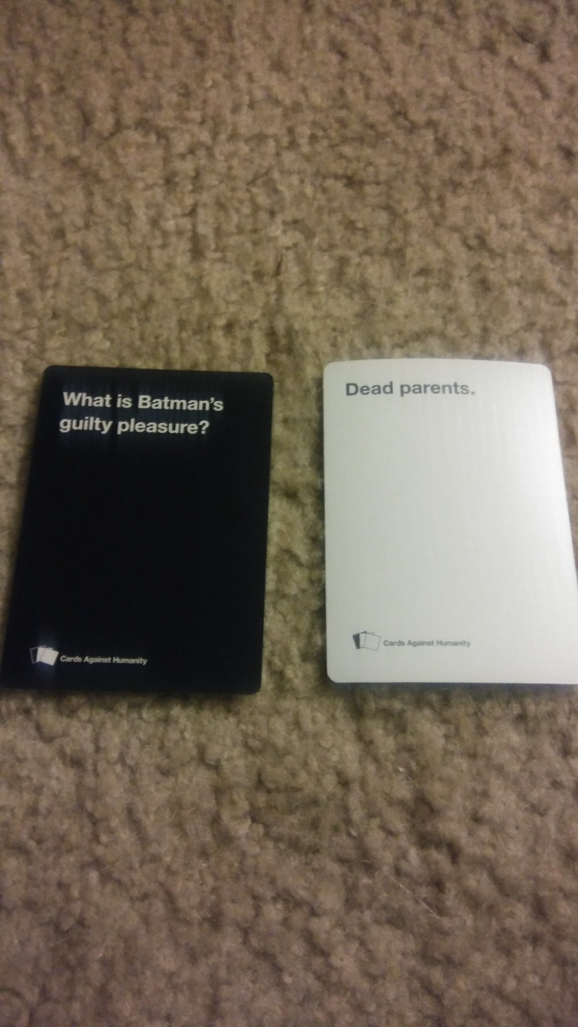 Best cards to play in Cards against humanity - meme