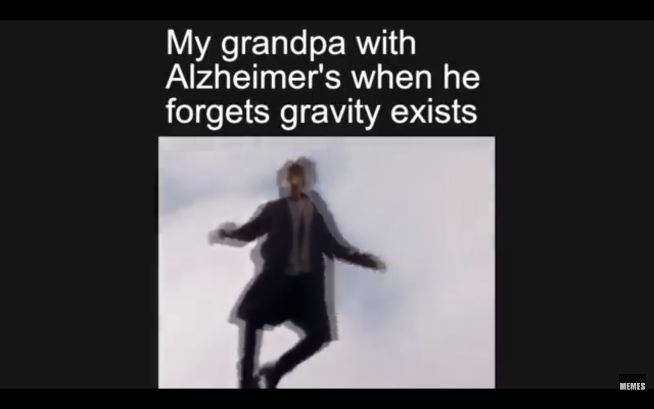 The power of forgetfulness - meme