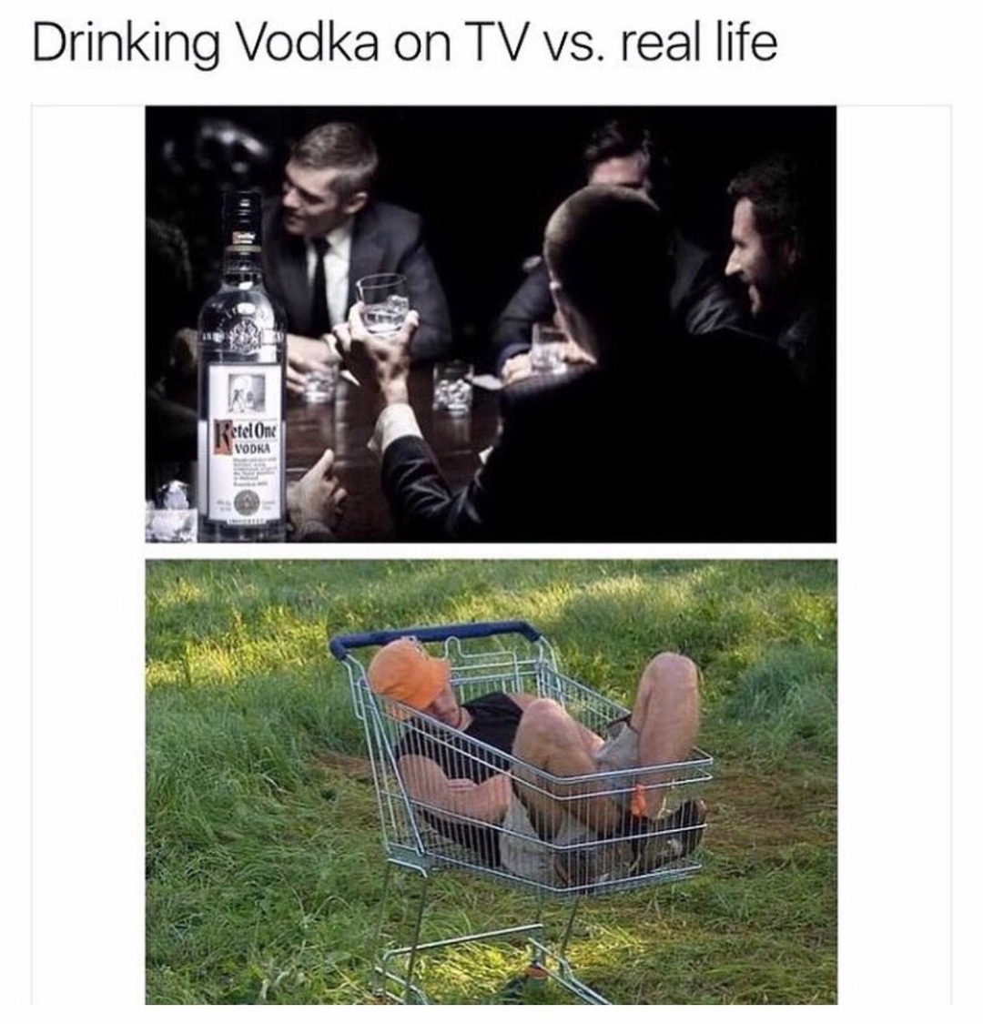On TV vs Real Life - meme