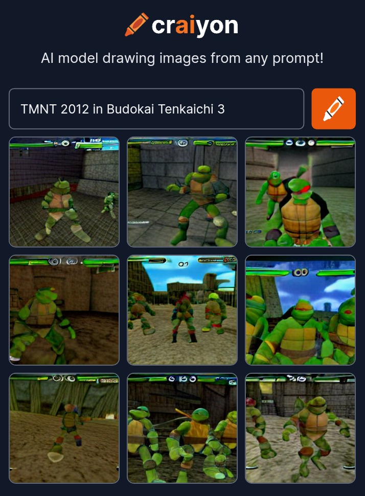 ¿Que le paso a las tortugas? Es un Budokai Tenkaichi 3 fallido - meme
