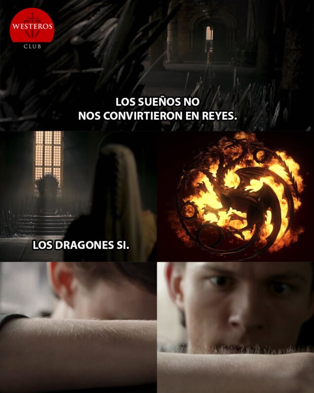 La casa del dragón mi reacción - meme