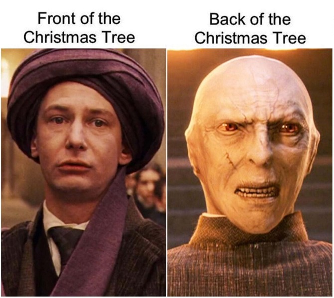 Christmas tree meme