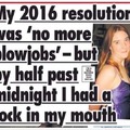 resolutions are hard just like my cock