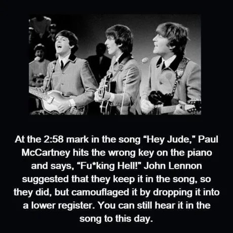 The Beatles Hey Jude curiosity - meme