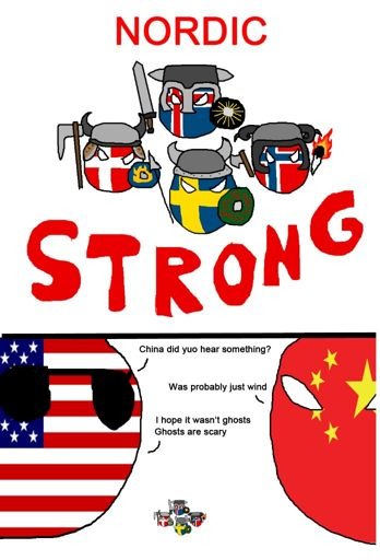 Nordic not strong - meme