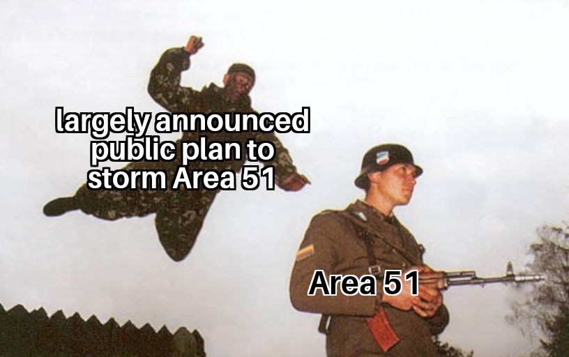 Area 51 supply - meme