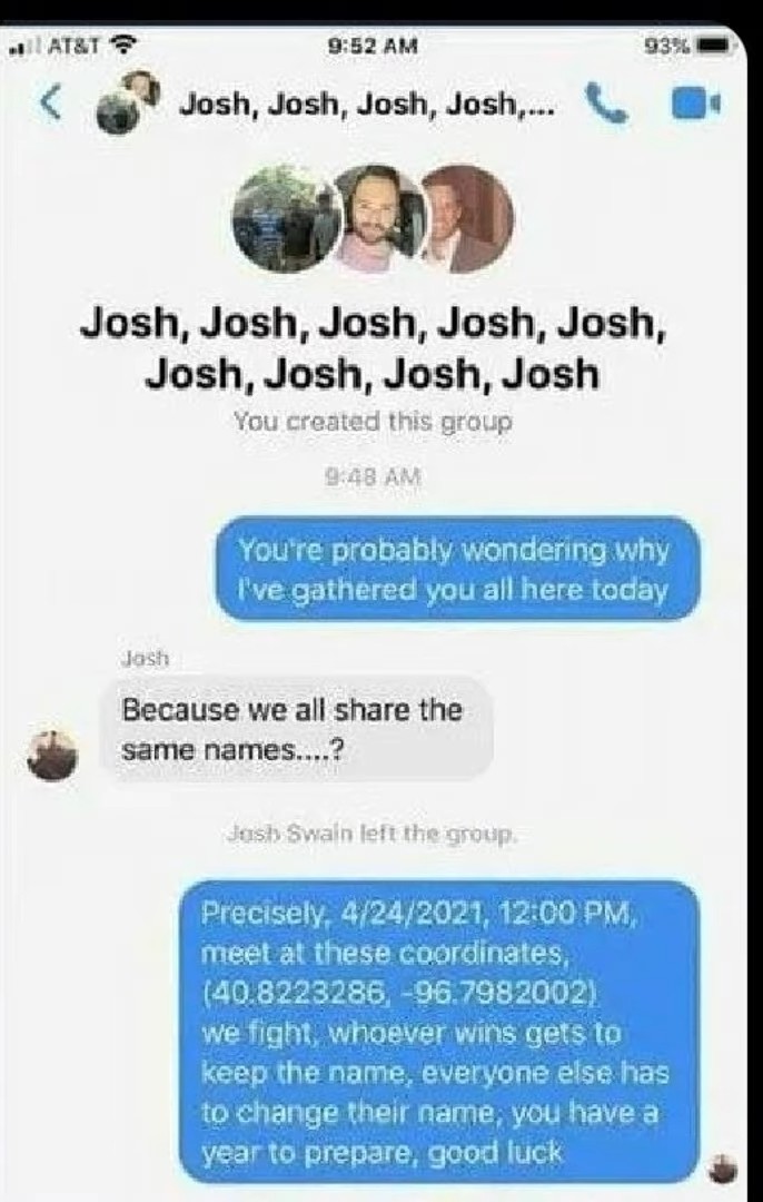 Josh - meme