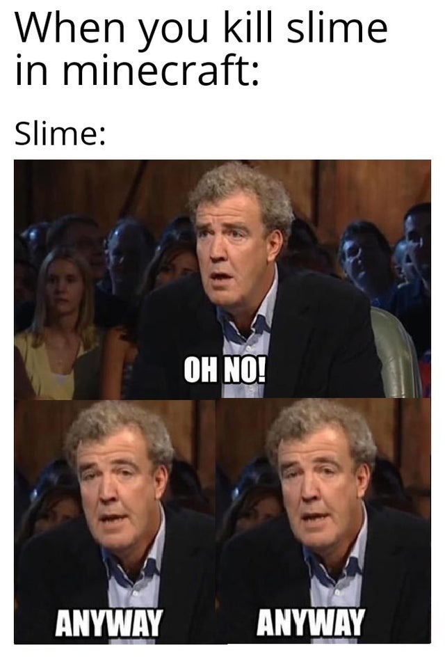 Minecraft slime - meme