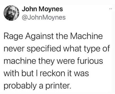 Rage Against the Machine meme