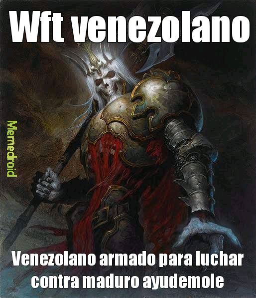 Apoyemos al venezolano - meme