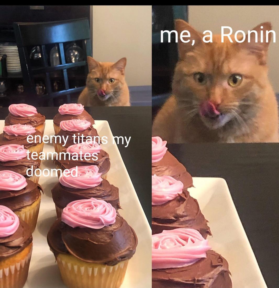 Couldn't think of a good ronin meme, but it here it goes I guess