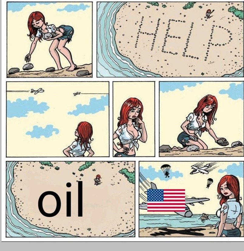Insérer le petrole - meme