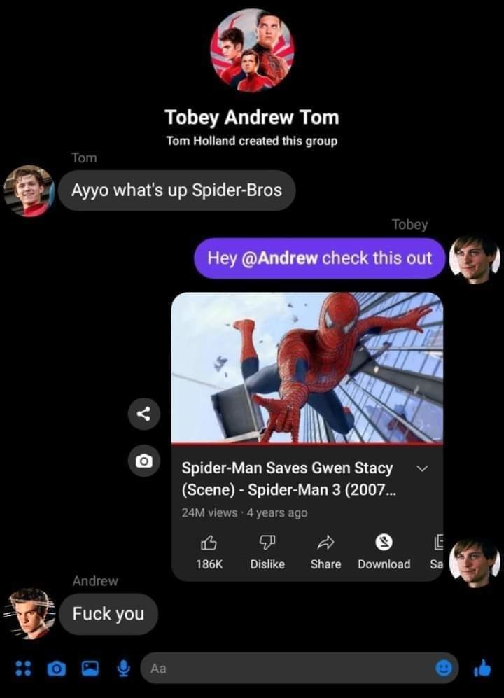 Bully Maguire spider - meme