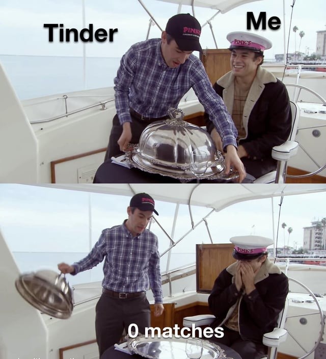 Online dating is the worst - meme