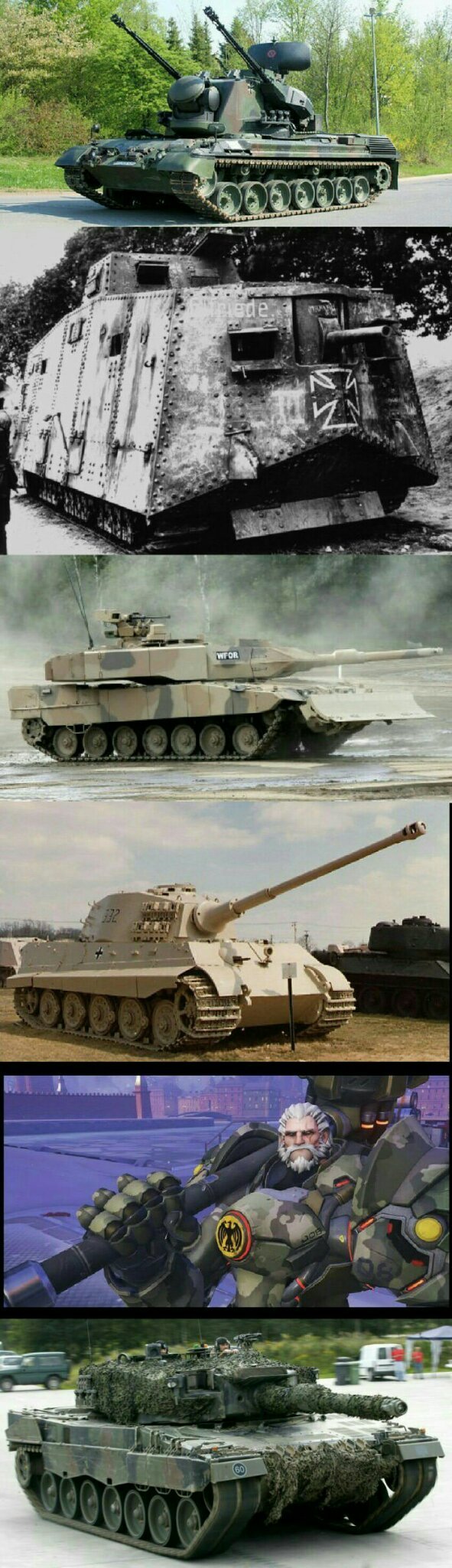 Tanques alemães - meme