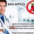 No more apples