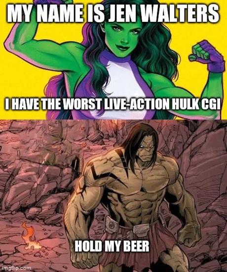 Let's wait for Hulk's son - meme