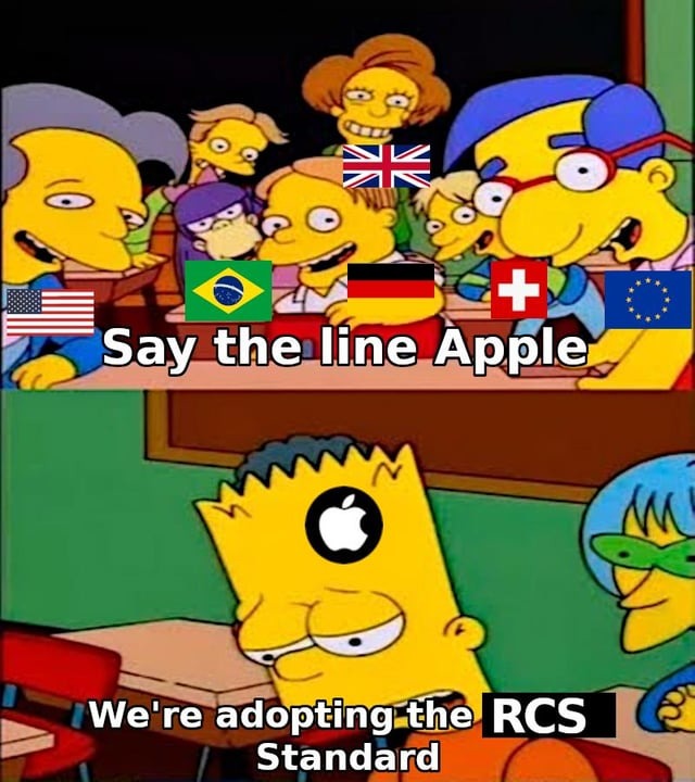 Say the line Apple - meme