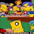 Say the line Apple