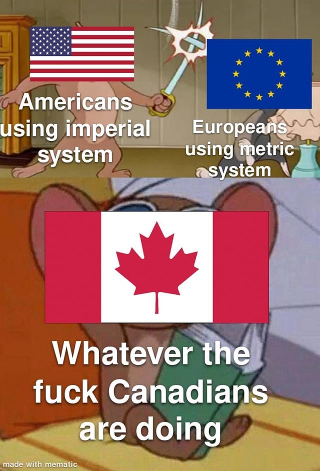 those canadians again - meme
