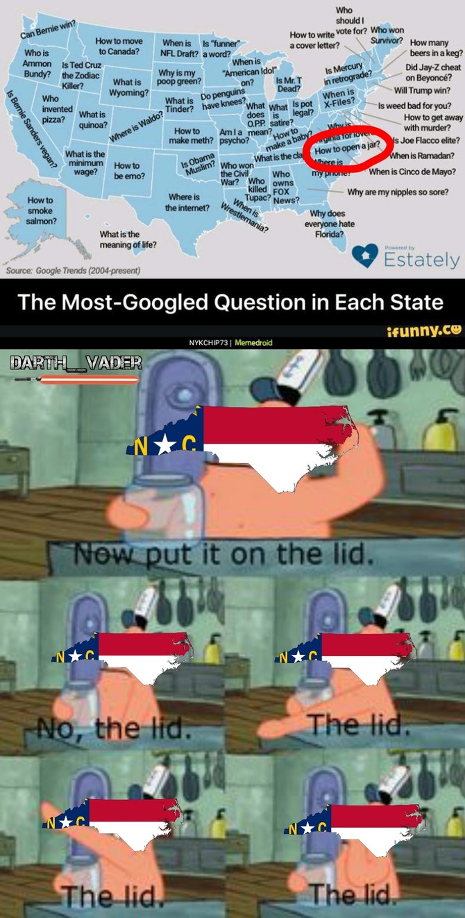 Why must my state be like this? - meme