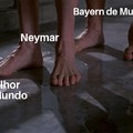 Neymar com o buraco esfolado