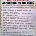 Rules for gunfighting USMC