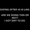 dating in your 40’s