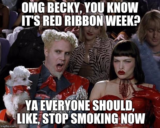 Red Ribbon week man.... - meme