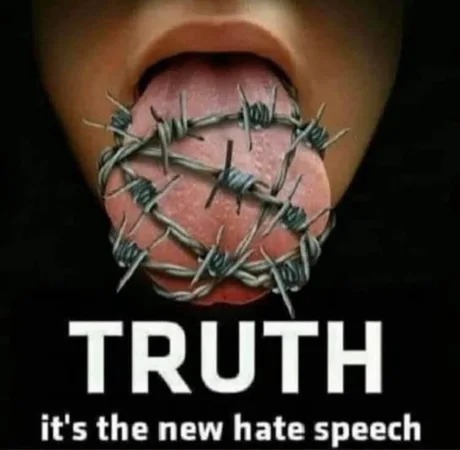 Truth its the new hate speech - meme
