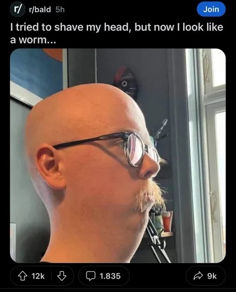 bro really looks like a worm - meme