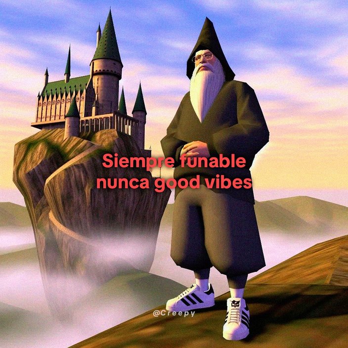 Funable, pero nunca good vibes - meme